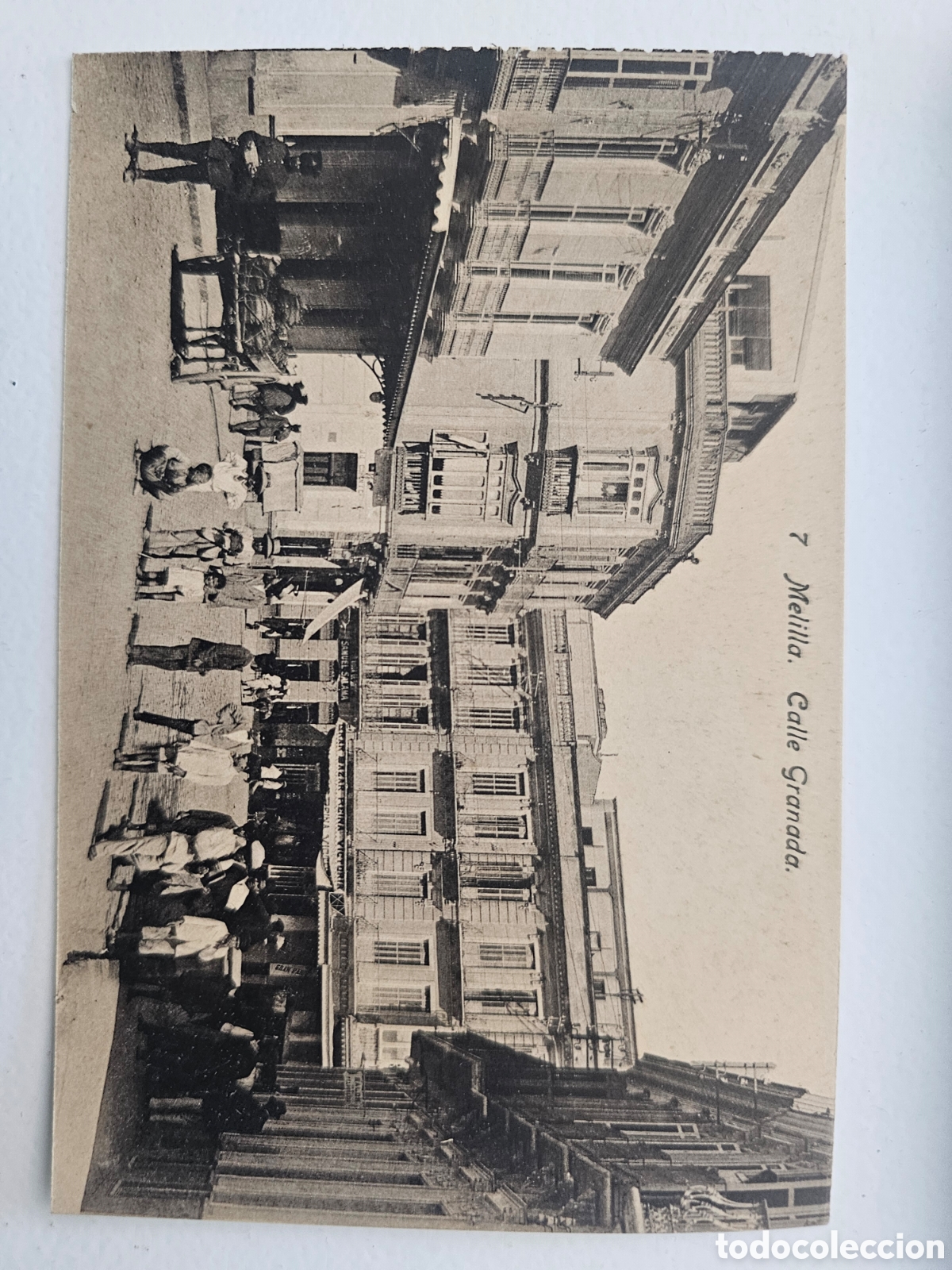 Postales: Postal de Melilla n&deg; 7 Calle Granada 1910s 1920s