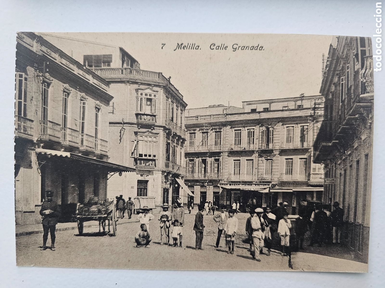 Postales: Postal de Melilla n&deg; 7 Calle Granada 1910s 1920s