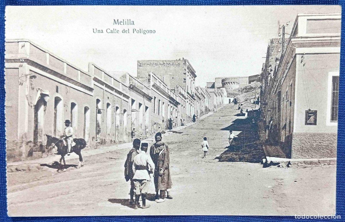 Postales: MELILLA. UNA CALLE DEL POL&Iacute;GONO. EDICI&Oacute;N M. V. POSTAL EXPR&Eacute;SS, MELILLA. N&ordm; 139.