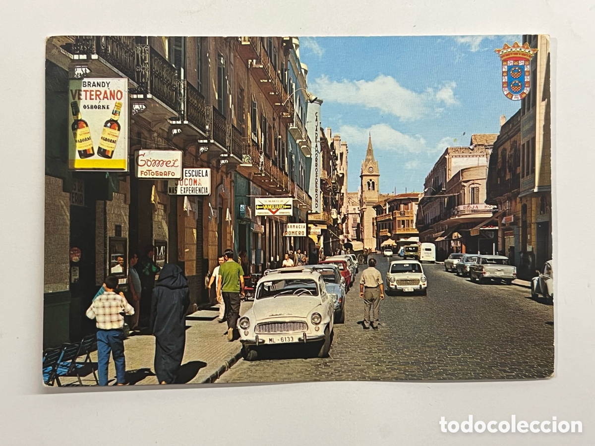 Postales: MELILLA. Postal No.28, Calle Ej&eacute;rcito Espa&ntilde;ol. Garc&iacute;a Garrabella (a.1972) circulada