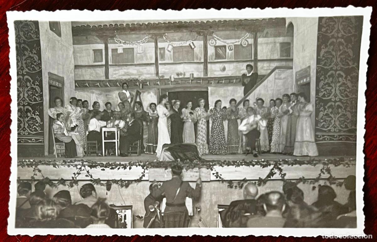 Postales: FOTO POSTAL DE MELILLA, FESTIVAL PATRIOTICO, POR DETRAS SELLO CON &iexcl;ARRIBA ESPA&Ntilde;A! FOTO LOPEZ DE MELI