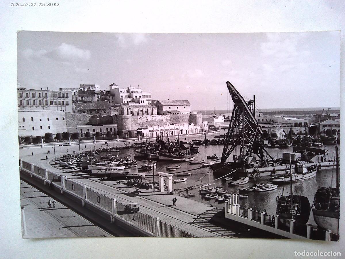 Postales: POSTAL DE MELILLA : FLOTA PESQUERA . A&Ntilde;OS 50 , FOTO IMPERIO