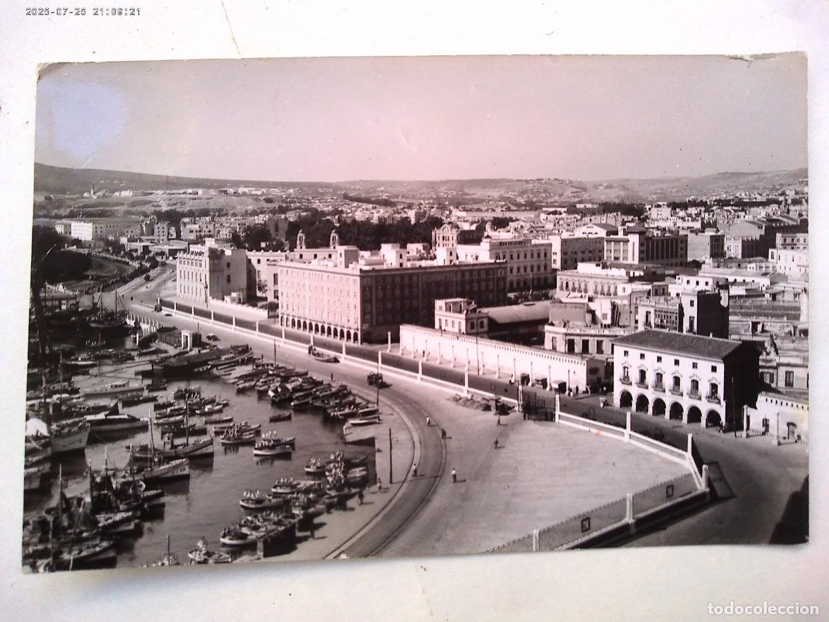 Postales: POSTAL DE MELILLA : VISTA PARCIAL . FOTO IMPERIO , A&Ntilde;OS 50