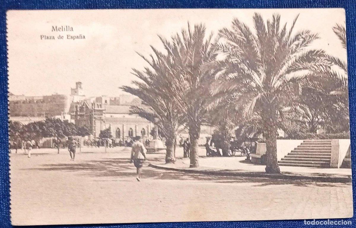 Postales: MELILLA. PLAZA DE ESPA&Ntilde;A. EDICI&Oacute;N M.V. POSTAL EXPREX, MELILLA. N&ordm; 127.