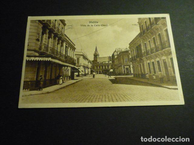 Postcards: MELILLA VISTA DE LA CALLE CHAUL