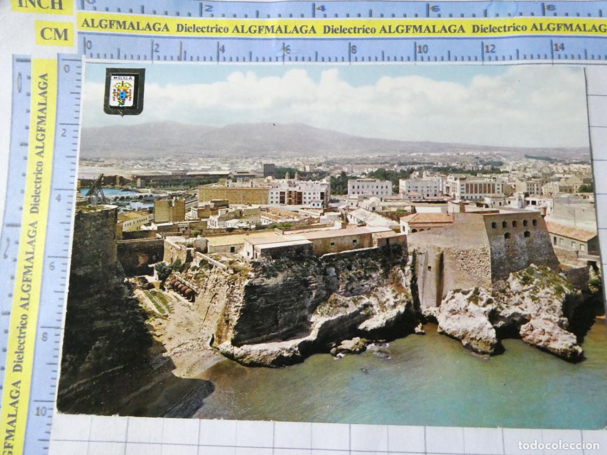 Postales: POSTAL DE MELILLA. A&Ntilde;O 1963. PLAYA DE LOS GAL&Aacute;PAGOS BALUARTE DE SAN PEDRO ALTO 23 ESCUDO ORO. 719