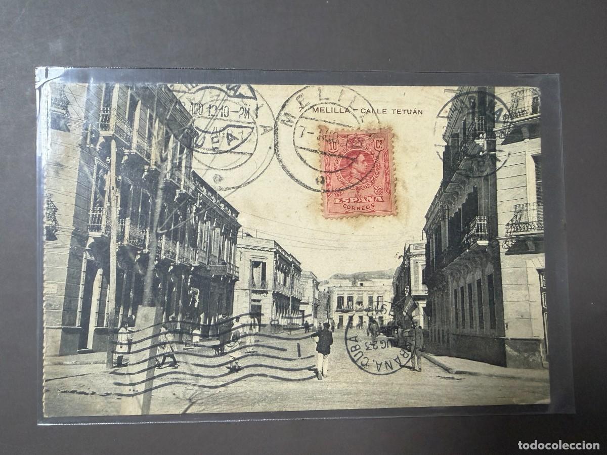 Postales: TARJETA POSTAL. MELILLA. CALLE TETU&Aacute;N. EDICI&Oacute;N RIF