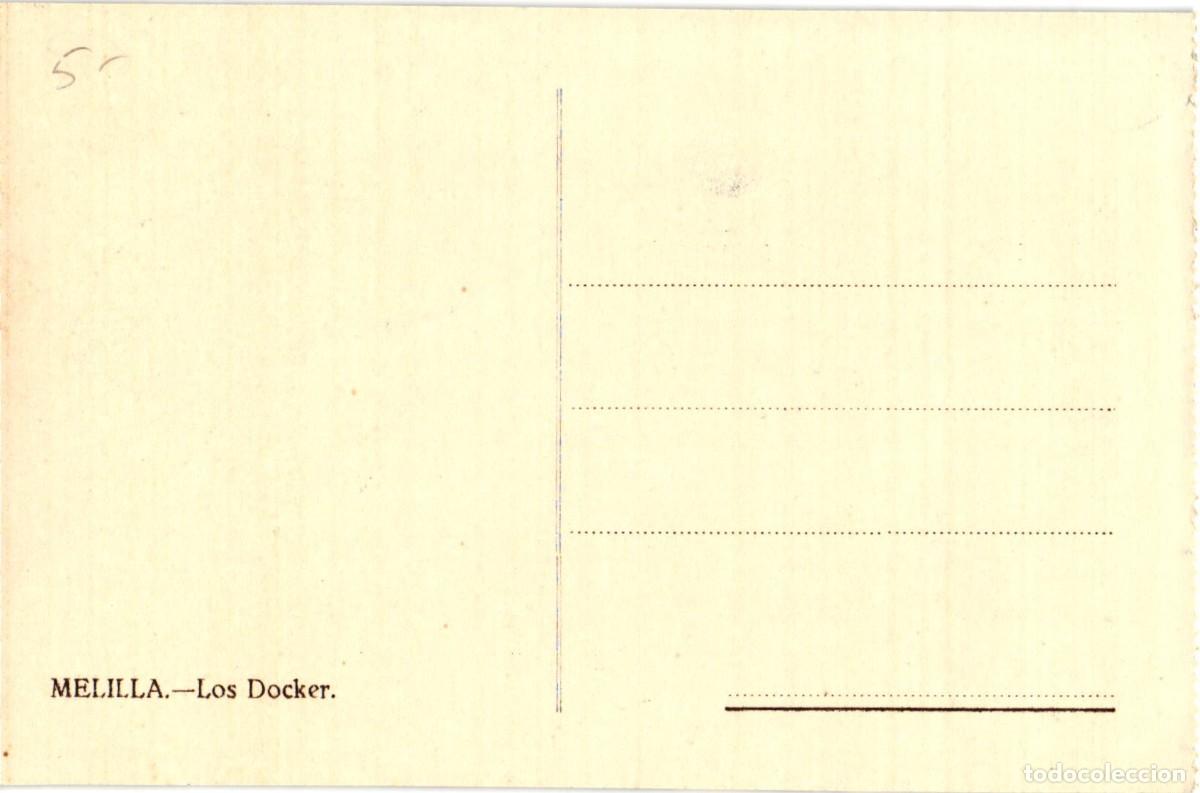 Postales: Melilla - Los Docker - Espa&ntilde;a - Foto 2