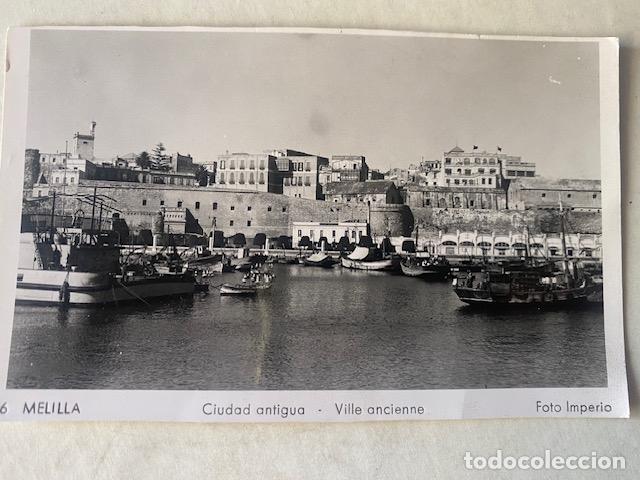 Postales: MELILLA, CIUDAD ANTIGUA. ED. FOTO IMPERIO N&ordm; 6. CIRCULADA 1957