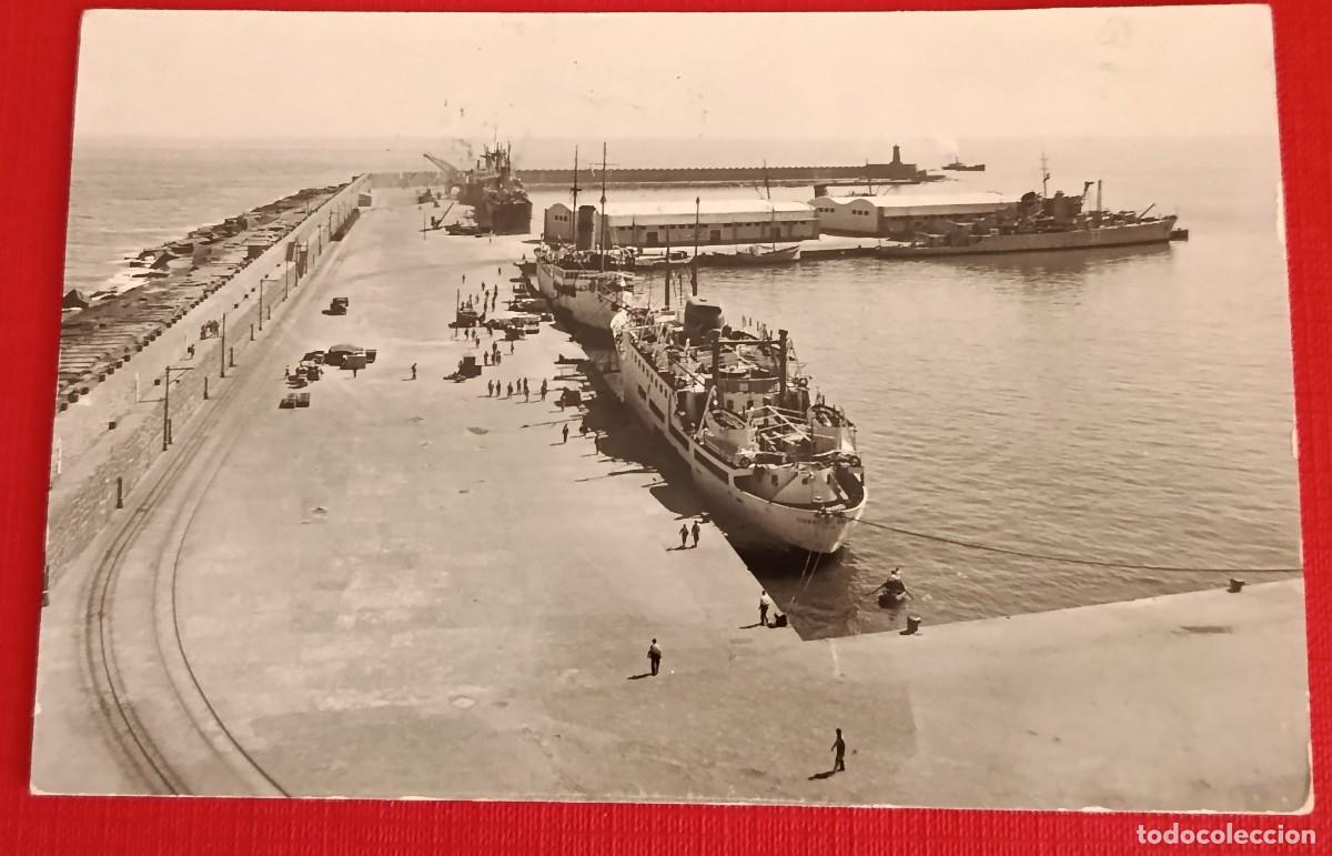 Postales: POSTAL FOTOGRAFICA - PUERTO MELILLA - FOTO IMPERIO - 1958