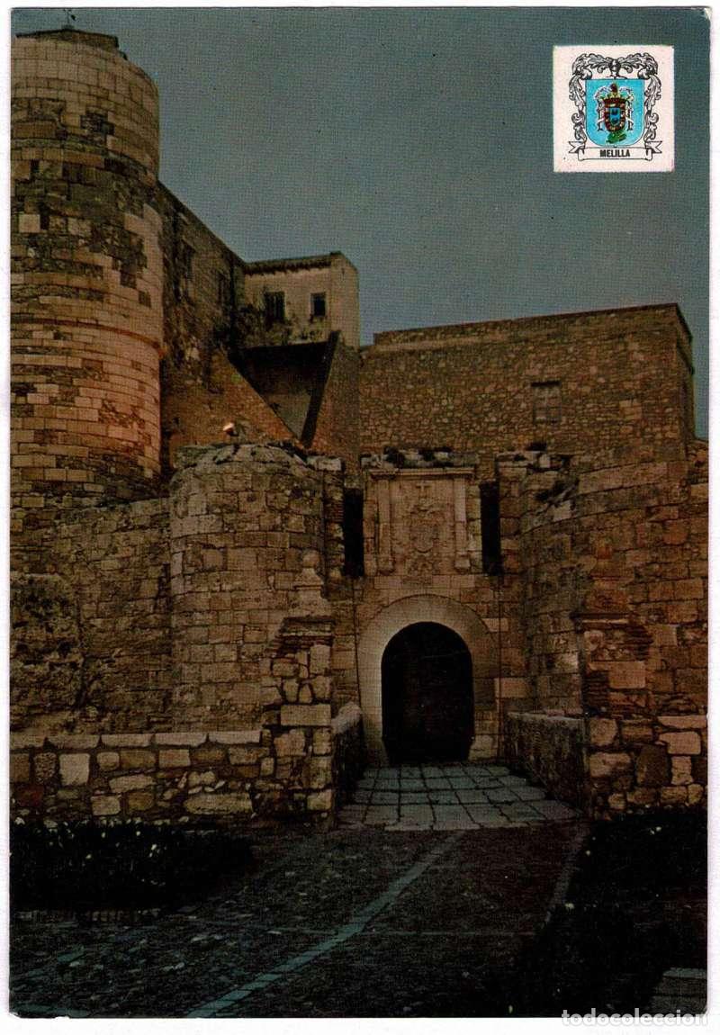 Postales: Postal Melilla. Puente y Puerta de Santiago. Ciudad Vieja N&ordm; 1375