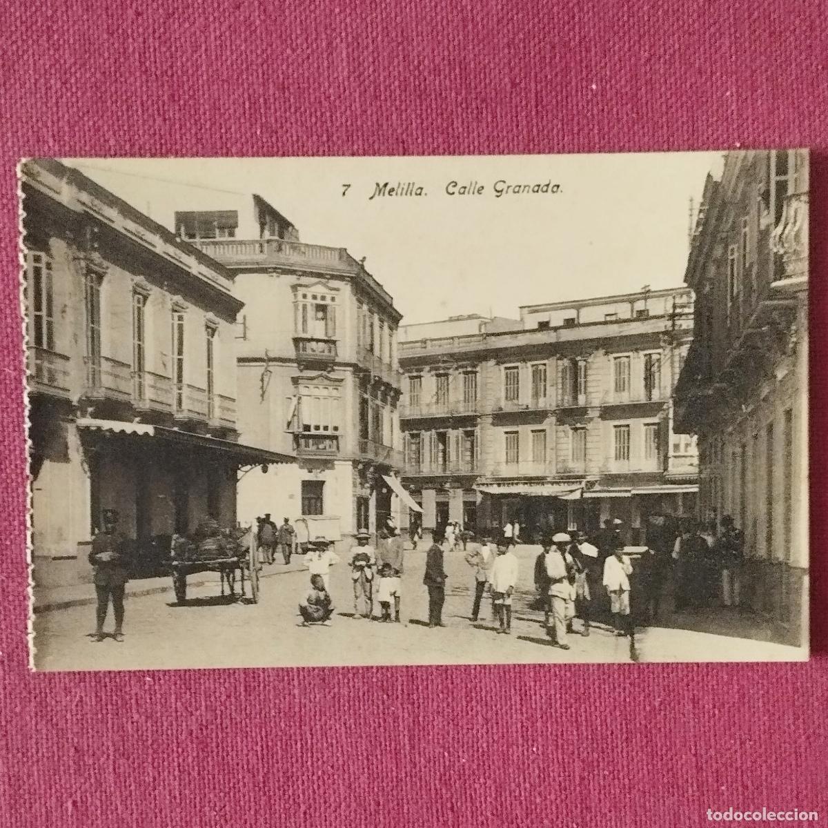 Postales: MELILLA - CALLE GRANADA - Foto 1