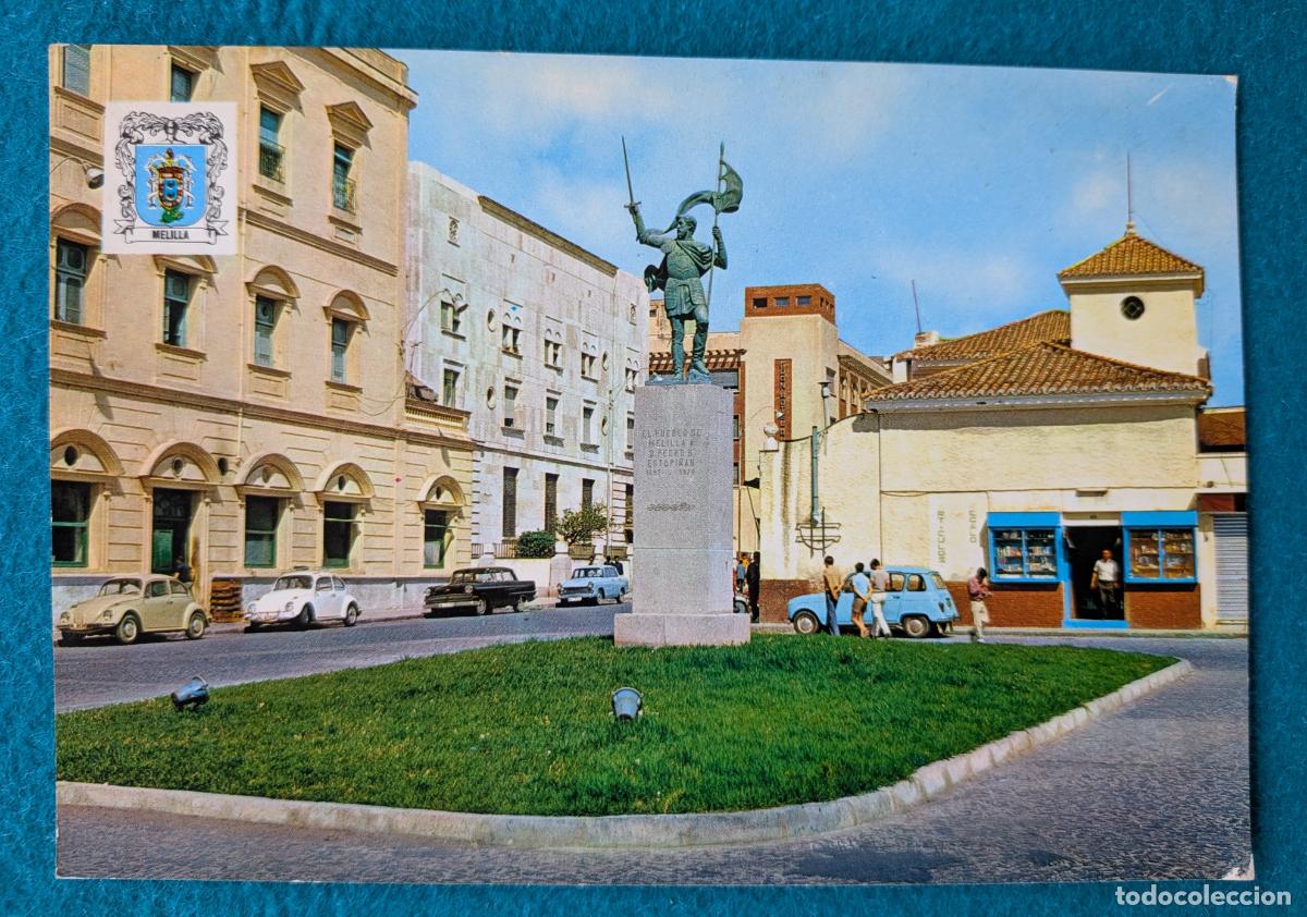 Postales: RW POSTAL MELILLA ESTATUA ERIGIDA EN HOMENAJE A DON PEDRO DE ESTOPI&Ntilde;AN Y VERNES P1981