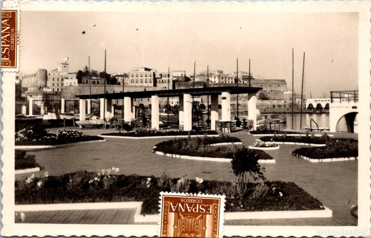 Postales: Melilla - Club Mar&iacute;timo - Jardines - Ediciones Rafael Boix 27 - 138x88mm