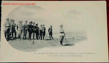 Postales: ANTIGUA POSTAL EJERCITO ESPA&Ntilde;OL 1908 APROXIMADAMENTE - Foto 1