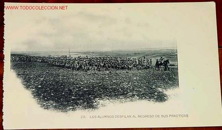 Postales: ANTIGUA POSTAL EJERCITO ESPA&Ntilde;OL 1908 APROXIMADAMENTE - Foto 1