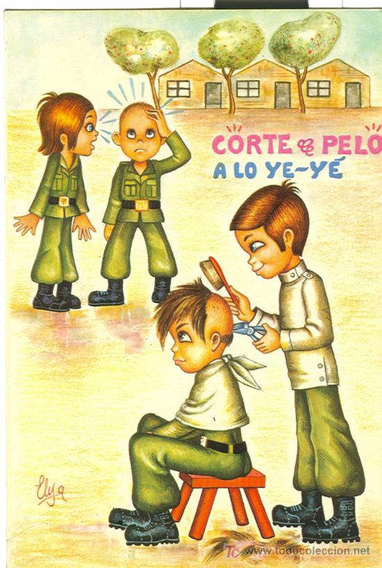 Postales: SERVICIO MILITAR. POSTAL HUMOR&Iacute;STICA. - Foto 1