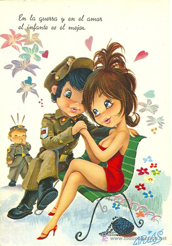 Postales: SERVICIO MILITAR. POSTAL HUMOR&Iacute;STICA. - Foto 1