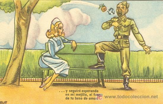 Postales: SERVICIO MILITAR. POSTAL HUMOR&Iacute;STICA. - Foto 1