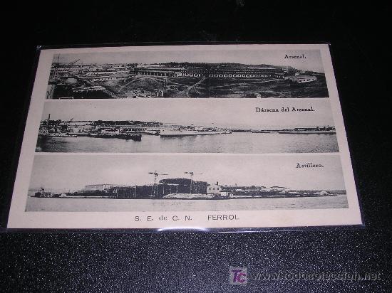 Postales: S. E.  DE C. N. - FERROL-14X9 CM. .- - Foto 1