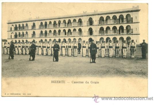 Postales: Postal Bizerte, caserna de genie - Foto 1