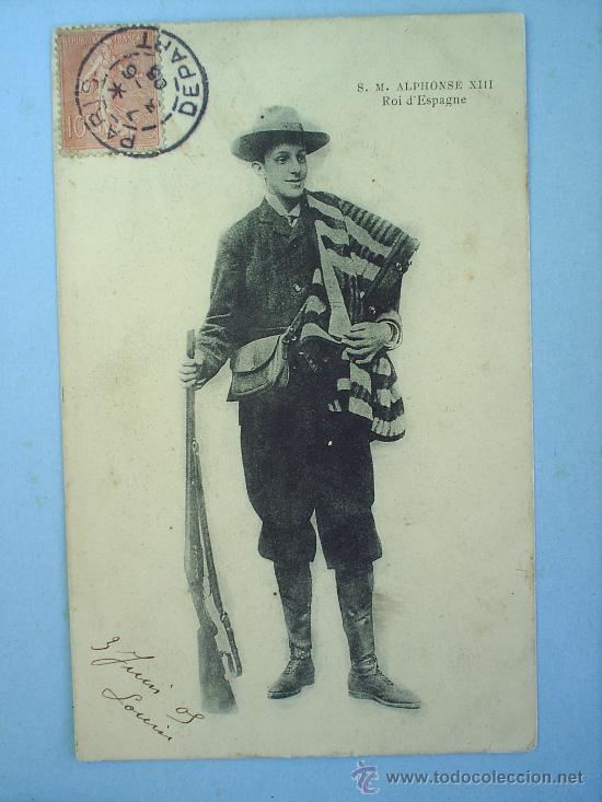 Postales: ALFONSO 13-CIRCULADA--1905 - Foto 1