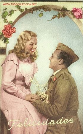 Postales: LOTE  DE  5  POSTALES  ROM&Aacute;NTICAS. - Foto 1