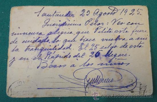 Postales: Postal del a&ntilde;o 1925, de Santander a Sevilla - Foto 2