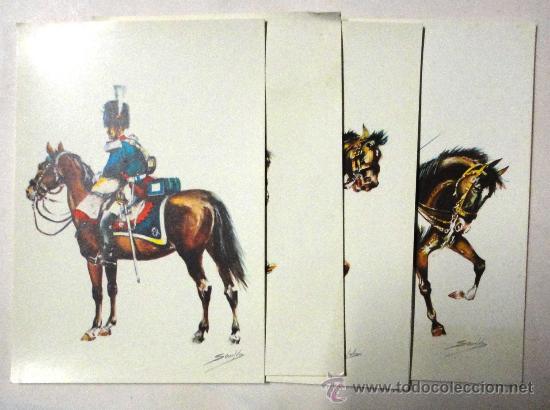 Postales: Lote de 7 postales del Ej&eacute;rcito espa&ntilde;ol. - Foto 1