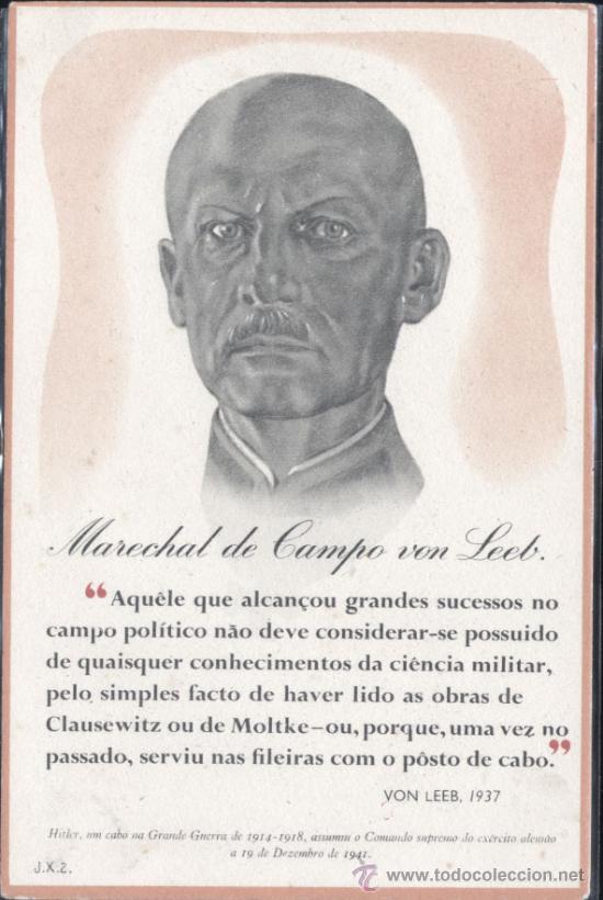 Postales: MARISCAL DE CAMPO VON LEEB- - Foto 1