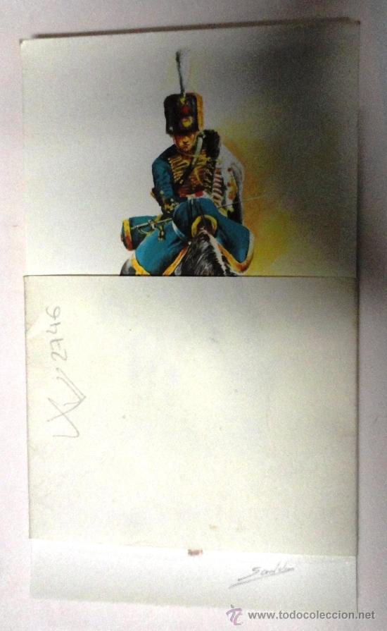 Postales: Colecci&oacute;n de 18 postales de uniformes del Ej&eacute;rcito espa&ntilde;ol. - Foto 1