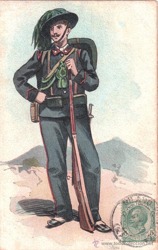 Postales: Soldado de Italia - Foto 1