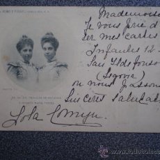 Postales: POSTAL AÑO 1901 FAMILIA REAL ESPAÑOLA SS AA RR PRINCESA DE ASTURIAS E INFANTA Mª TERESA