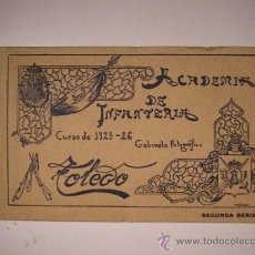 Postales: ACADEMIA DE INFANTERIA DE TOLEDO,CURSO DE 1925-26,SEGUNDA SERIE,HELIOTIPIA ARTISTICA ESPAÑOLA,MADRID. Lote 36022331