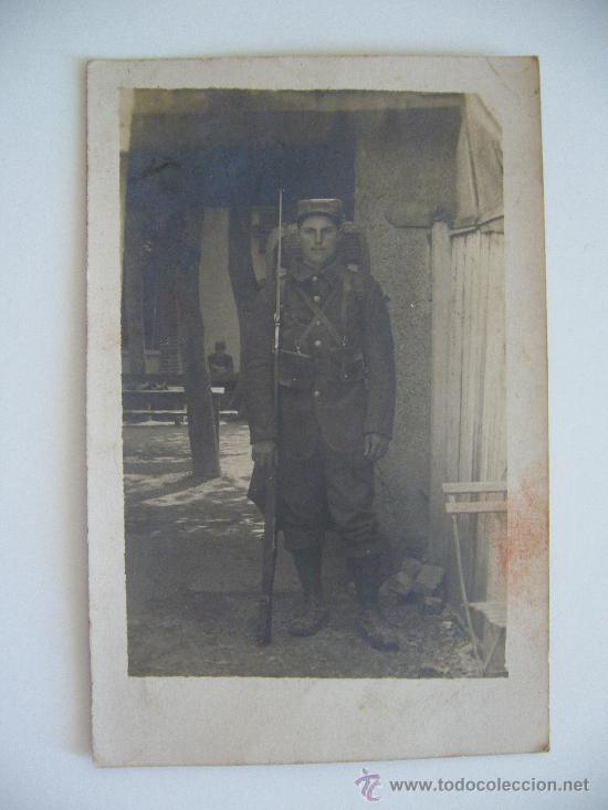 Postales: Postal Militar. Soldado. - Foto 1