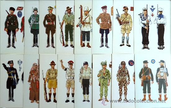 16 postales uniformes de la segunda guerra mund - Comprar Postales militares  en todocoleccion - 38618900