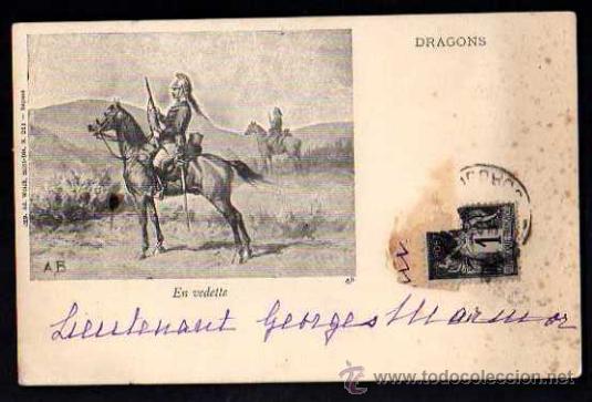 Postales: Dragons. En Vedette. Circulada - Foto 1