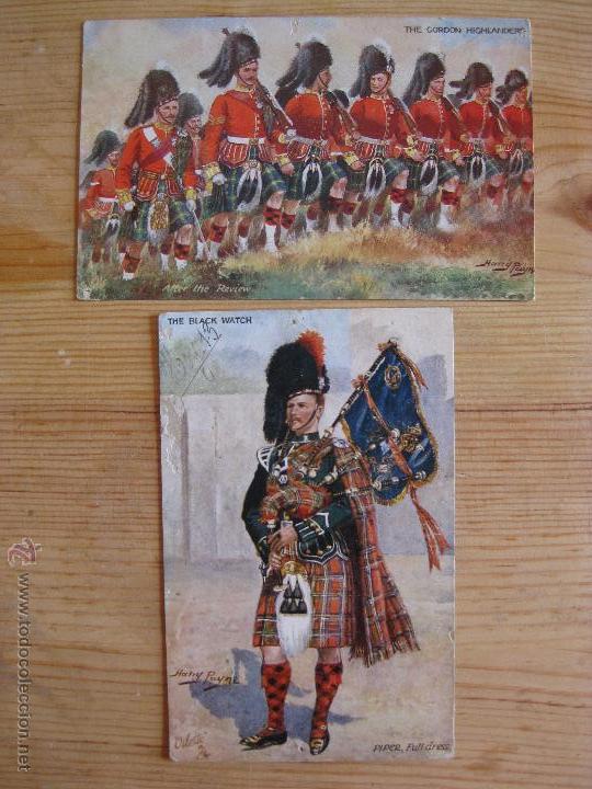 Postales: LOTE DE 6 POSTALES - HIGHLANDERS - - Foto 2
