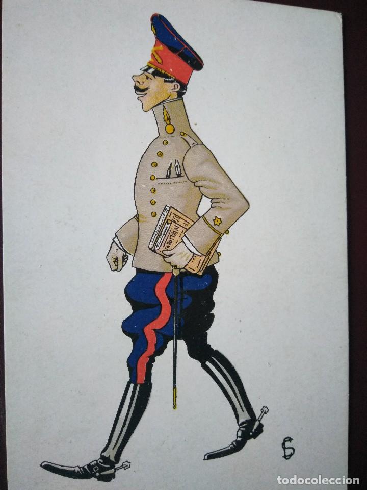 Postales: POSTAL ILUSTRADA DE MILITAR. - Foto 1