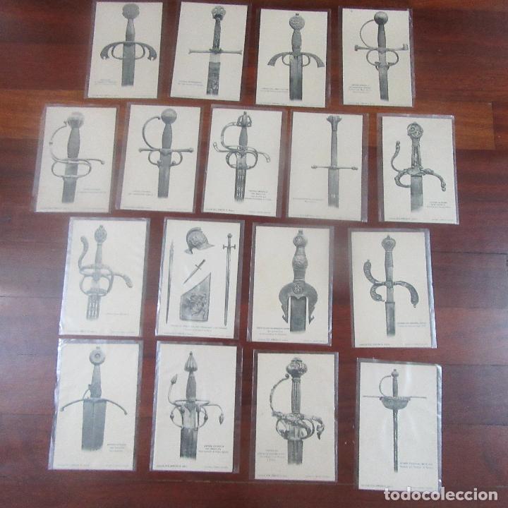 Postales: postales espadas sables, medieval - Foto 1
