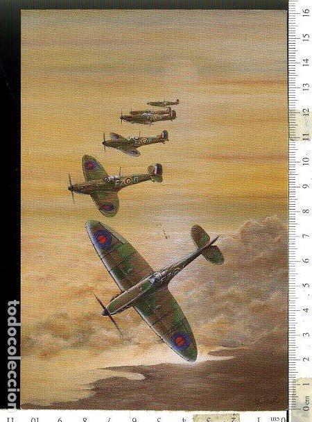Postales: POSTAL MILITAR AVION SPITFIRES - Foto 1