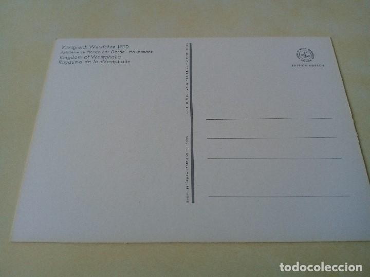 Postales: POSTAL TRAJES MILITAR - Foto 2