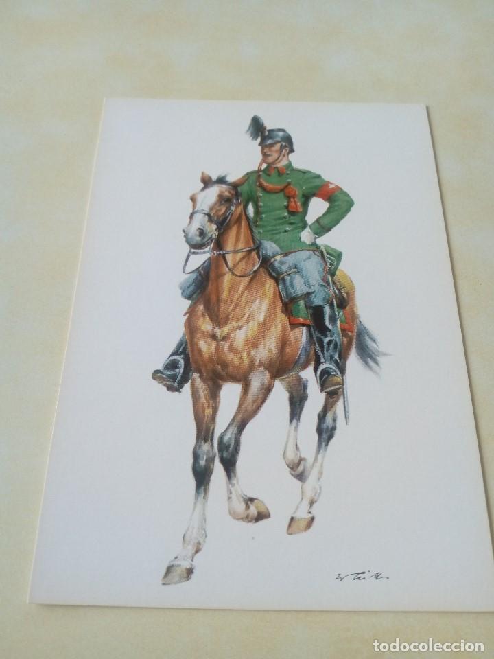 Postales: POSTAL TRAJES MILITAR - Foto 1