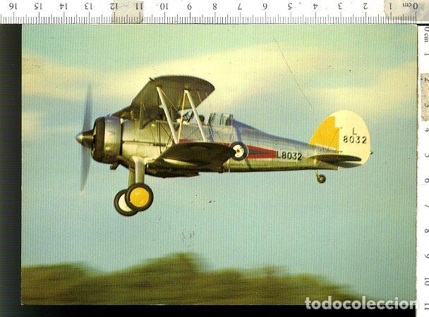Postales: POSTAL AVION GLOSTER GLADIATOR - Foto 1