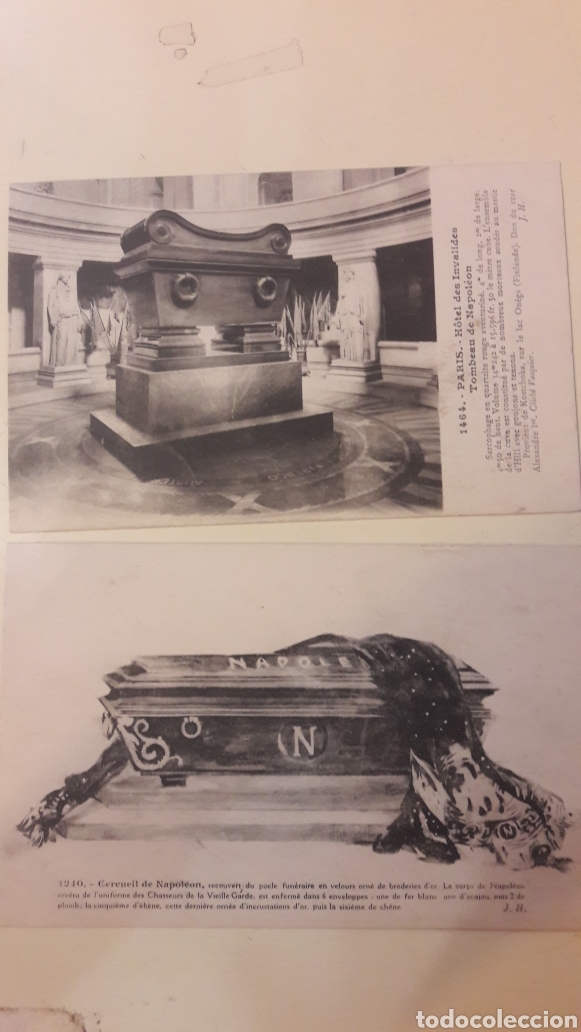 Postales: Dos Postales Tumba Napole&oacute;n J.H - Foto 1