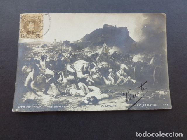 Postales: COMBATE DE CASTALLA POSTAL - Foto 1