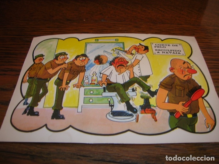 Postales: Simp&aacute;tica postal de soldados, - Foto 1