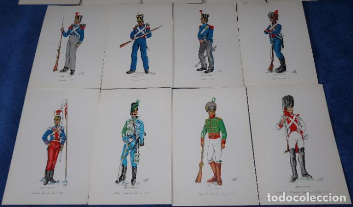 Postales: Lote de 13 postales - Museo del ej&eacute;rcito (1969) - Foto 3
