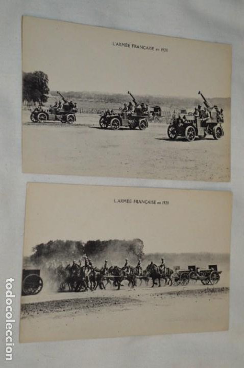 Postales: Lote 8 Postales antiguas - Larmée Française 1920 / Militar / FRANCIA - Sin circular ¡Mira fotos! - Foto 2 - 198650638