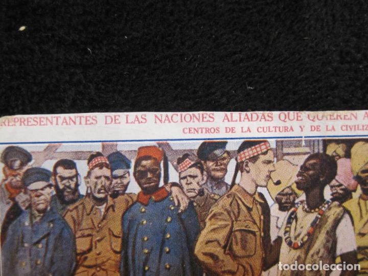 Postales: REPRESENTANTES NACIONES ALIADAS QUE QUIEREN ANIQUILAR ALEMANIA-POSTAL ANTIGUA-VER FOTOS-(77.983) - Foto 2 - 245460995